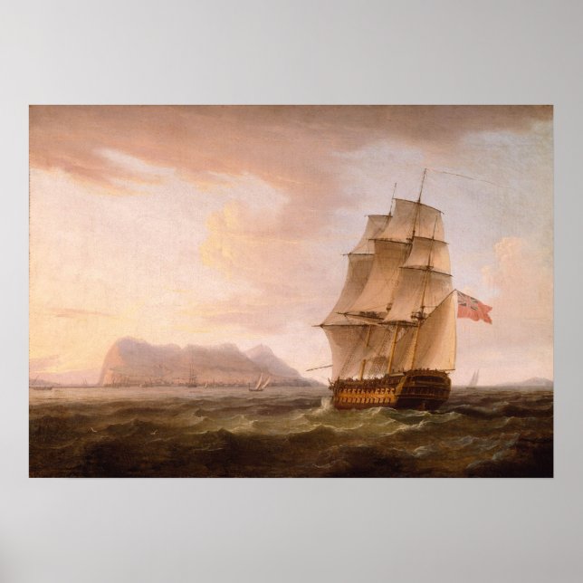 Póster Hombre de guerra antes de Gibraltar (Frente)