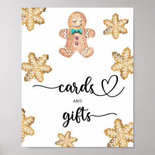 Póster Hombre de jengibre - tarjetas y regalos baby showe