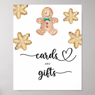 Póster Hombre de jengibre - tarjetas y regalos baby showe