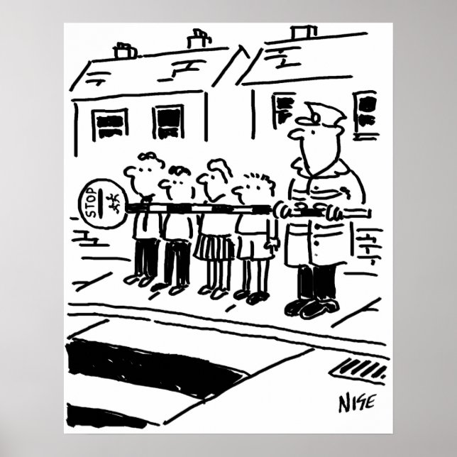 Póster Hombre de Lollipop usa el Lollipop para hacer una  (Frente)