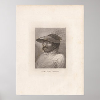 Póster Hombre de Oonalashka, Alaska