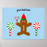 Hombre de pan de jengibre #1 Poster