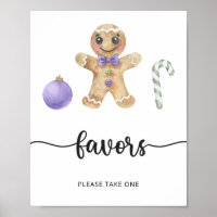 Hombre de pan de jengibre \ Favores