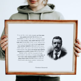 Póster Hombre de Roosevelt en el escenario horizontal