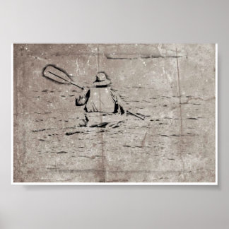 Póster Hombre del barco