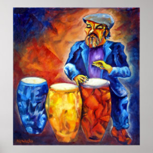 PÓSTER HOMBRE DEL CONGA