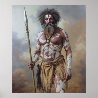 Póster Hombre del desierto