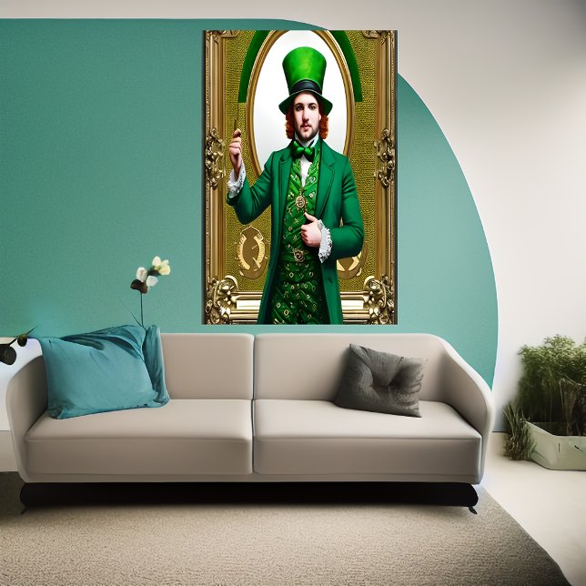 Póster Hombre del Día de San Patricio vestido de verde |  (Subido por el creador)