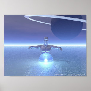 Póster Hombre del planeta