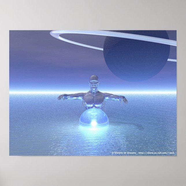 Póster Hombre del planeta (Frente)