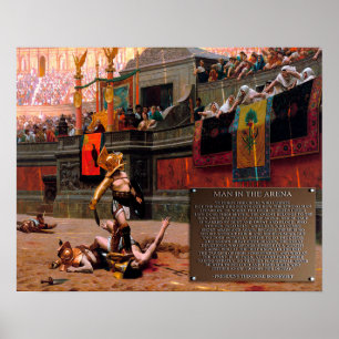 Póster "Hombre en el ruedo" Theodore Roosevelt