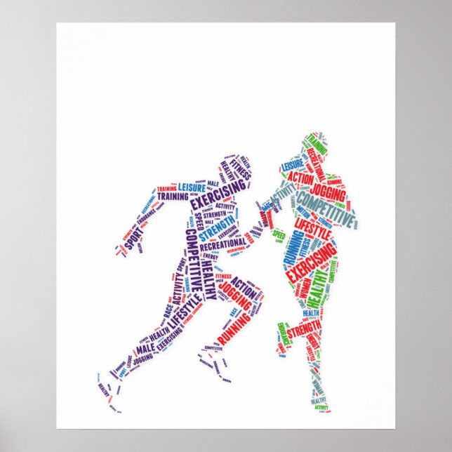 Póster Hombre en funciones y chica (Frente)