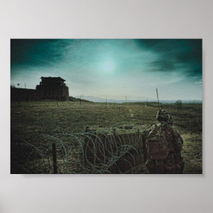 Póster Hombre en guerra