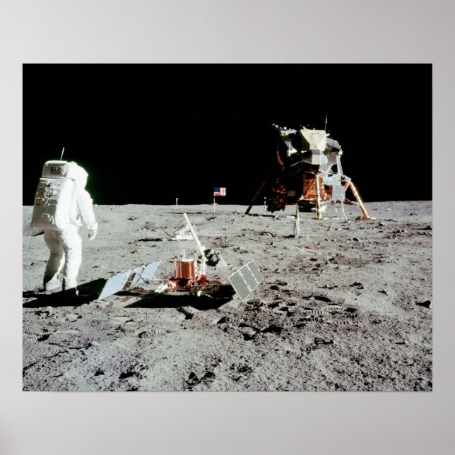 Póster Hombre en la luna (Frente)