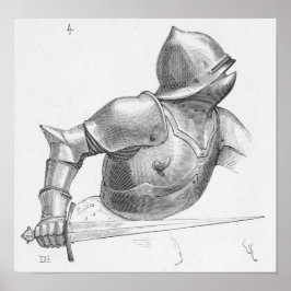 Póster Hombre en las armas