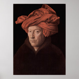 Póster Hombre en un poster del turbante