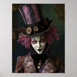 Póster Hombre en un Tophat