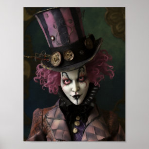 Póster Hombre en un Tophat