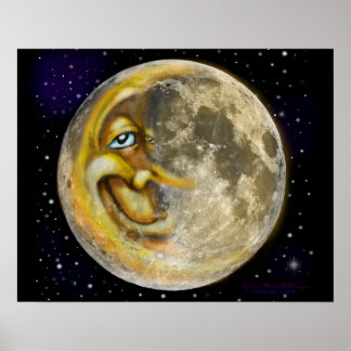 Póster Hombre en Za Moon