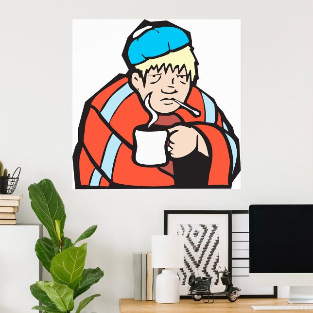 Póster Hombre enfermo (Subido por el creador)