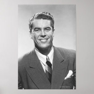 Póster Hombre exitoso