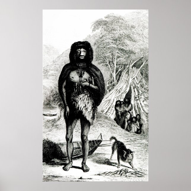 Póster Hombre Fugiano (Frente)