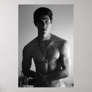 Póster Hombre joven hermoso
