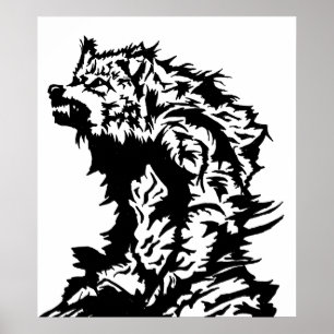 Póster Hombre lobo