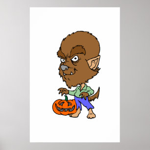 Póster Hombre lobo