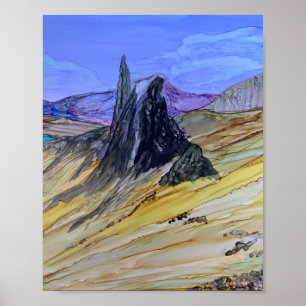 Póster Hombre Mayor De Storr Skye