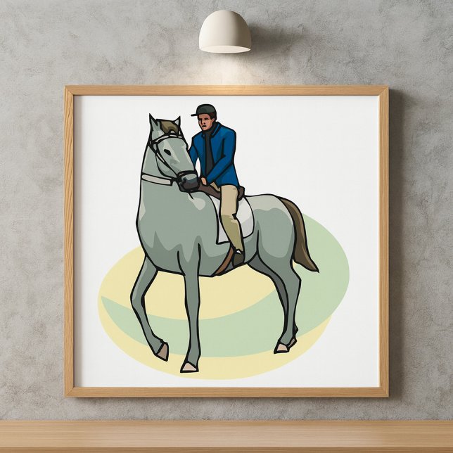 Póster Hombre Montando Un Caballo (Subido por el creador)