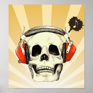 Póster Hombre musical