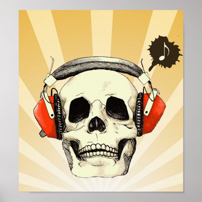 Póster Hombre musical (Frente)