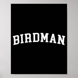 Póster Hombre pájaro
