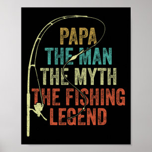 Póster Hombre Papá El Hombre El Mito La Leyenda De La Pes