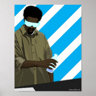 Póster Hombre Químico