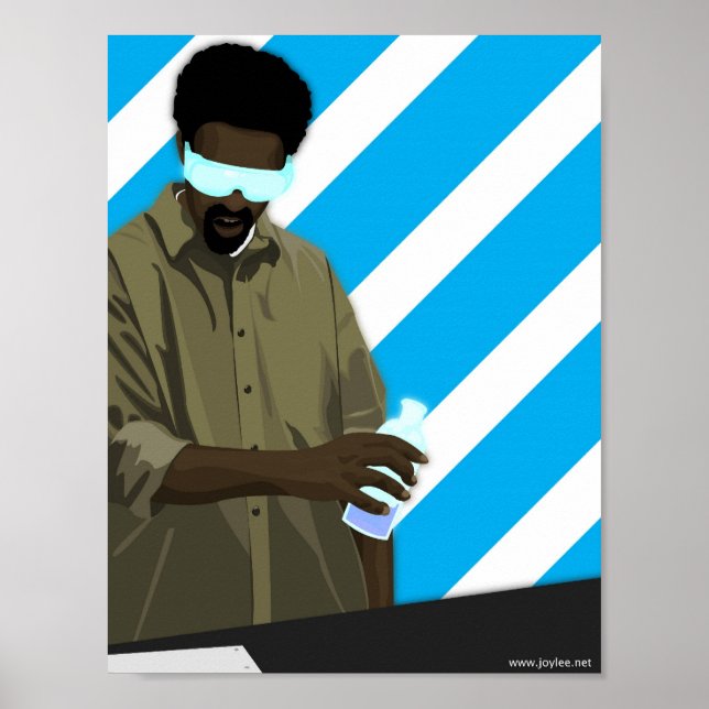 Póster Hombre Químico (Frente)