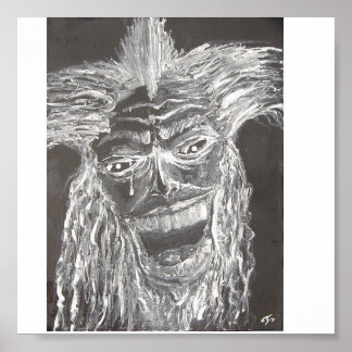 PÓSTER HOMBRE RIENDO HASTA QUE DURA