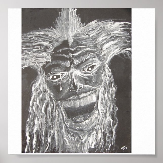 PÓSTER HOMBRE RIENDO HASTA QUE DURA (Frente)