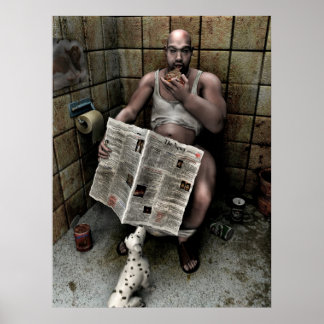 Póster hombre sucio