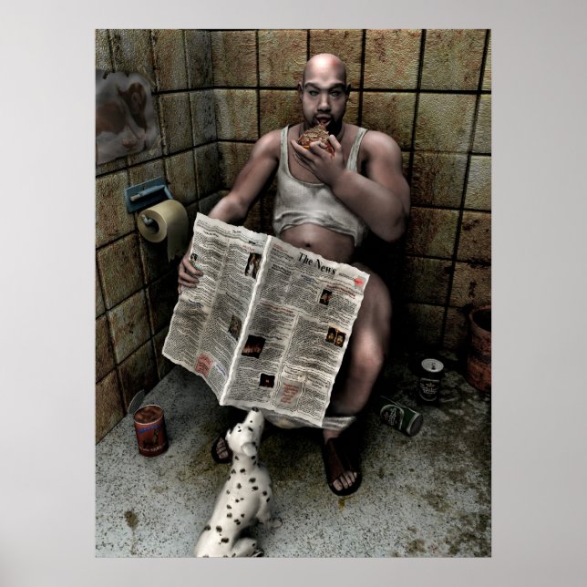 Póster hombre sucio (Frente)