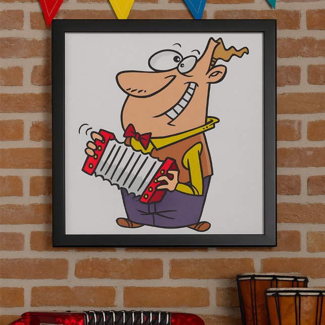 Póster Hombre tocando el acordeón (Subido por el creador)