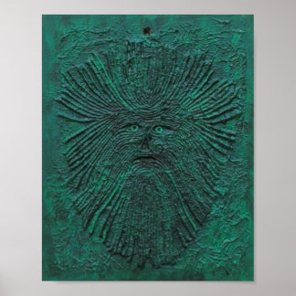 Póster Hombre verde