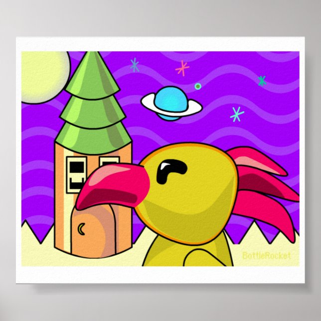 Póster Hombre Volador (Frente)