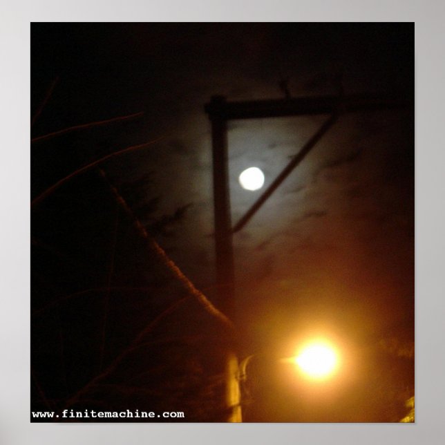 Póster hombre vs. naturaleza (Frente)