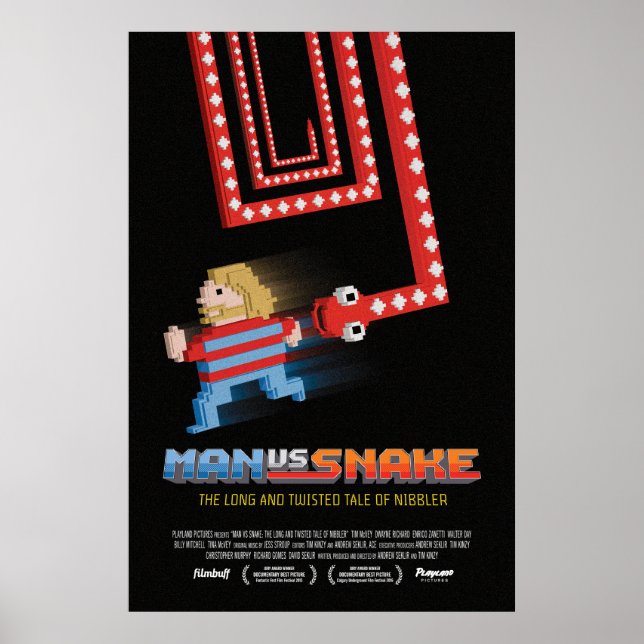 Póster HOMBRE VS SNAKE Poster teatral oficial (Frente)
