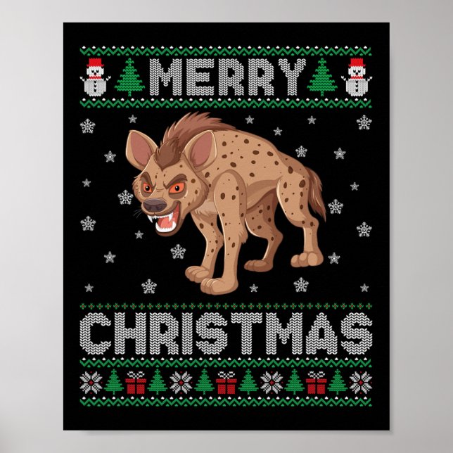 Póster Hombres Animales Hombres Mujeres Niños Navidades f (Frente)