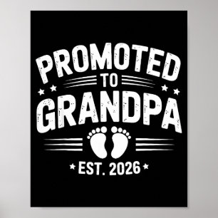 Póster Hombres Ascendidos A Abuelo Est 2026 Nuevo Abuelo