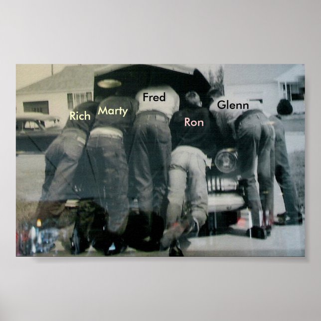 Póster Hombres bajo techo (Frente)