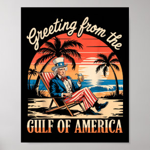 Póster Hombres Camisas Del Golfo De Los Ee.Uu.